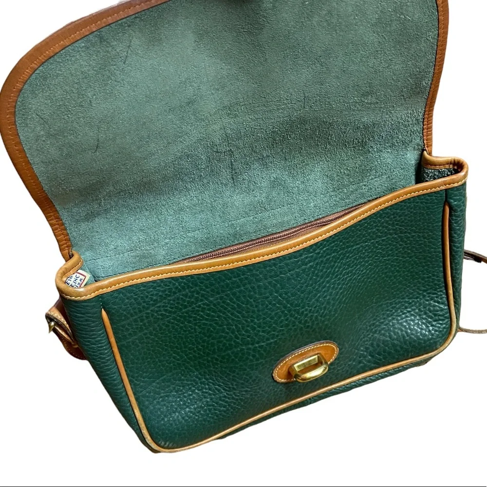 Dooney & Bourke | Vintage AWL Hunter Leather Crossbody Bag